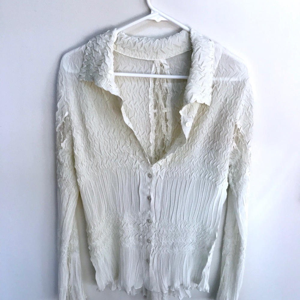 White Lace Shirt